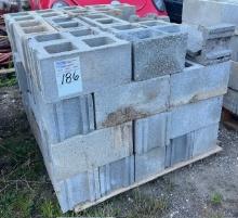 pallet of concrete block