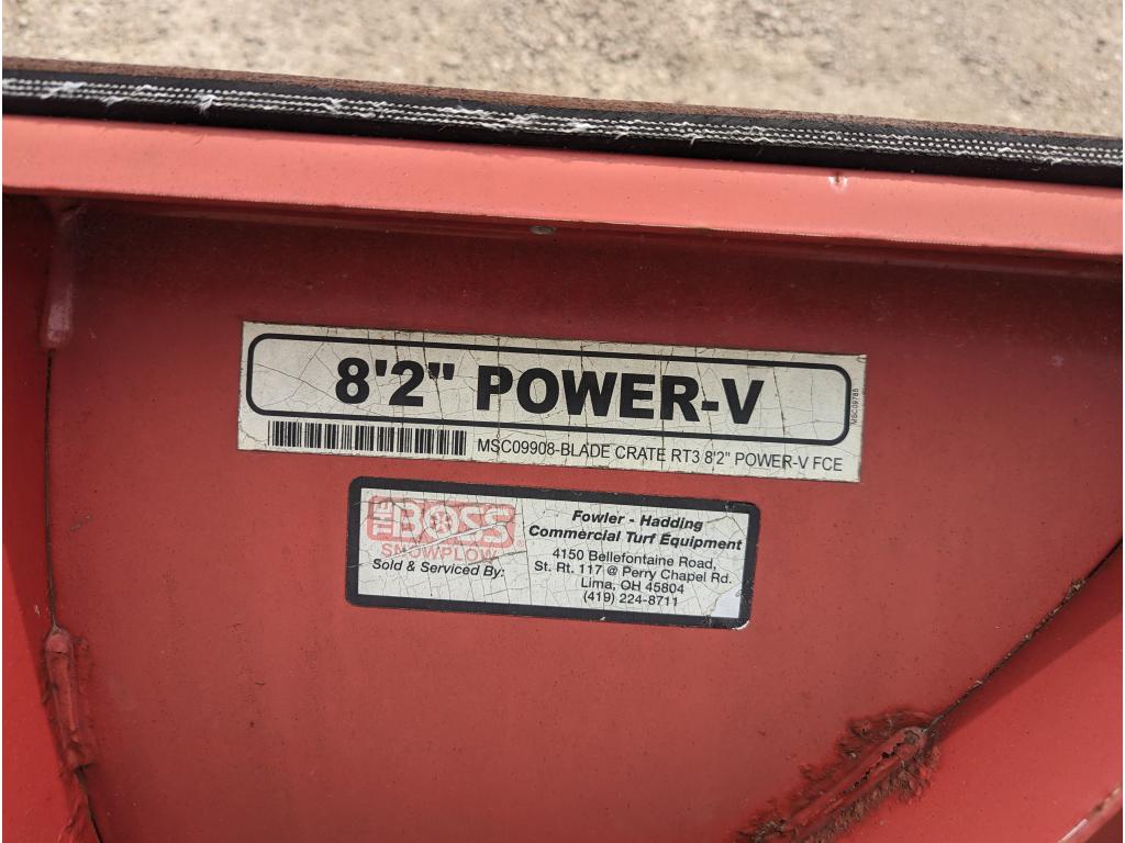 Boss 8'2" Power V Snow Plow, RT3