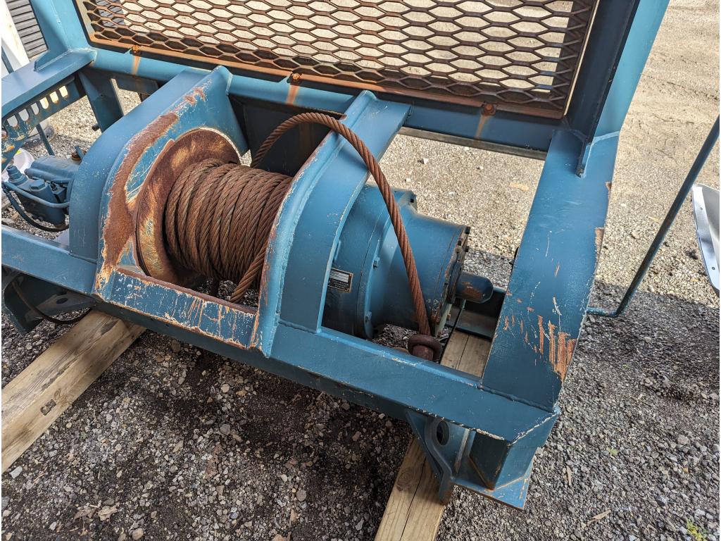 Tulsa Ruffnek Winch Cable Heavy Duty Towing Gear 80,000 lbs RN80P 1" cable Surplus Used Take off