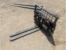 AGT 48" Skid Steer Forks w/ Fork Positioner