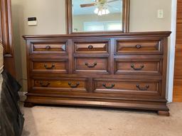 Rotta Dresser with Curved Mirror