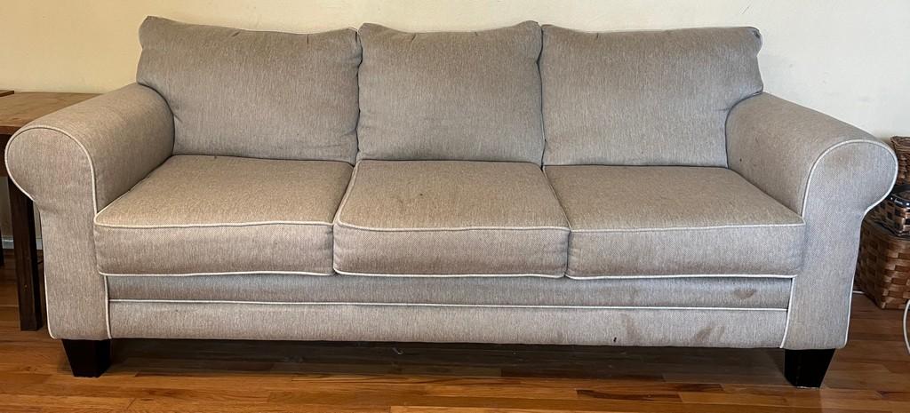 Fusion Sofa with Three Cushions with Attached Backs