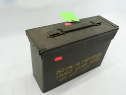 Ammo Box w/ 250 Caliber .30 Cartridges