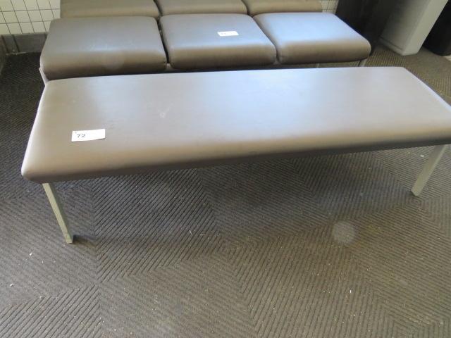 66-INCH CUSHIONED BENCH