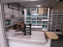PHARMACY COUNTERS, CABINETS - ONE LOT