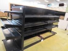 LOZIER GONDOLA SHELVING - 60IN TALL 15/15 (NO BASE DECKS) 8FT RUN W/3FT END CAP - SOLD BY THE FOOT
