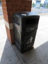 OUTDOOR TRASH CAN