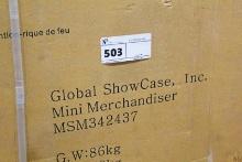 NEW GLOBAL SHOWCASE MSM342437 SELF CONTAINED SPOT MERCHANDISER COOLER