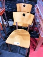 MISCELLANEOUS WOOD RESTAURANT CHAIRS