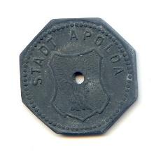 Germany/Apolda 1918 1 pfennig zinc notgeld XF