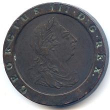 Great Britain 1797 "cartwheel" two pence nice XF