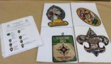 3 Huge Peterloon and 1 Greater St. Louis Area BSA Council Patches