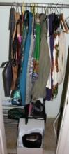 Closet Contents Including Dashiki-Style Shirts, Military Field-Style Jacket, and More