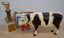 Sermel Tonala Jal Papier Mache Hand Painted Folk Art Cow!