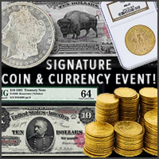 Paper Money, Jewelry, Coins & More!