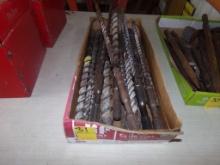 Box of Long Wood Drill Bits
