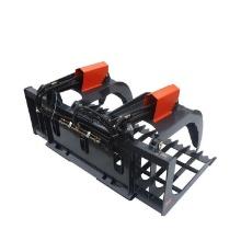 SKID STEER ATTACHMENT NEW TMG Industrial 84''...Skid Steer Rock Skeleton Grapple Attachment, Univers