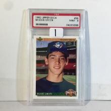Collector PSA Graded 1992 Upper Deck #55 Shawn Green Mint 9 #04285888 Baseball Sport Card