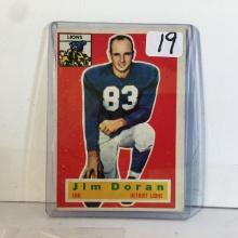 Collector Vintage Topps NFL Football Sport Trading Card Jim Doran #80 Football Sport Card